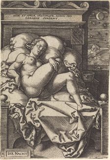 The Night, 1553. Creator: Heinrich Aldegrever