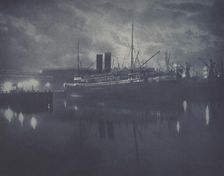 The night mail, 1920s. Creator: Harry Moult