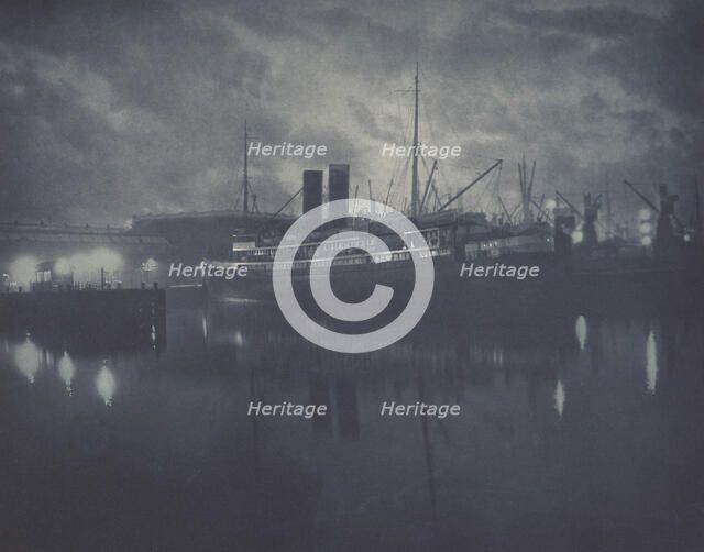 The night mail, 1920s. Creator: Harry Moult.