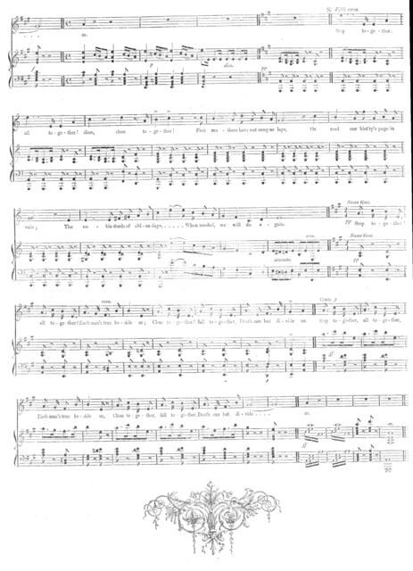 "The Night March of the Volunteers", 1860. Creator: Unknown.