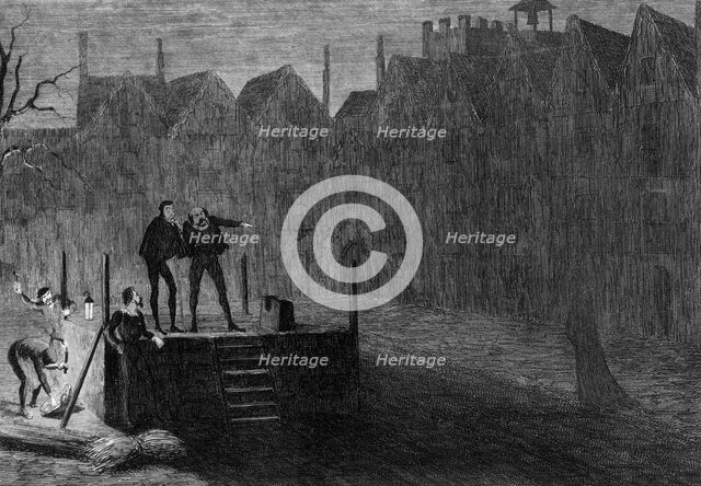 The night before the execution, 1554 (1840). Artist: George Cruikshank