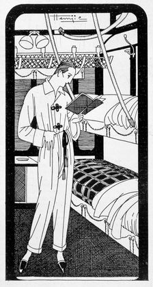The Night Sleeper 1920. Creator: Unknown