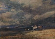 The Night Train 1849. Artist: David Cox the elder