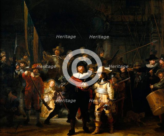 'The Night Watch', 1642.  Artist: Rembrandt Harmensz van Rijn    