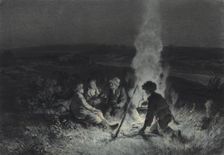 The Night Watch. Illustration for Sketches from a Hunter's Album by I. Turgenev, 1883-1884