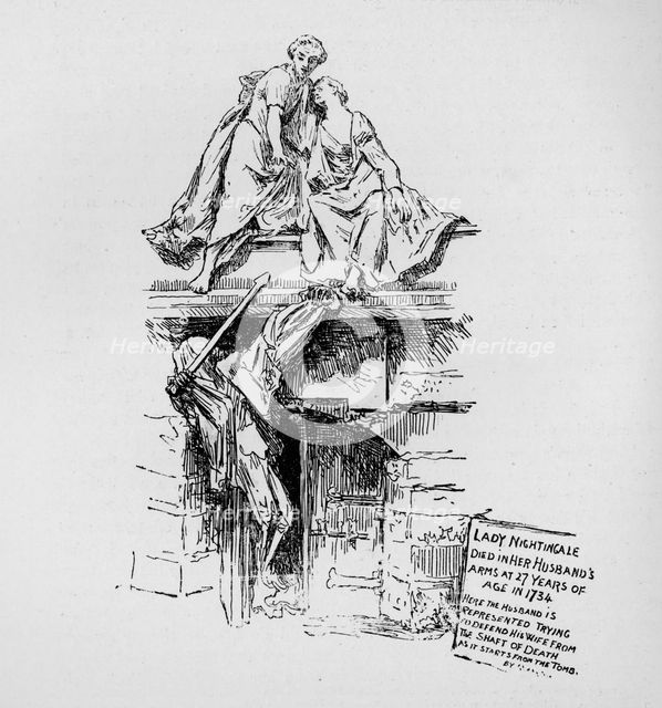 'The Nightingale Monument', 1890. Creator: Unknown.