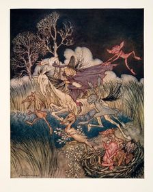 The Nightmare, with her whole ninefold …, from The Legend of Sleepy Hollow, 1928