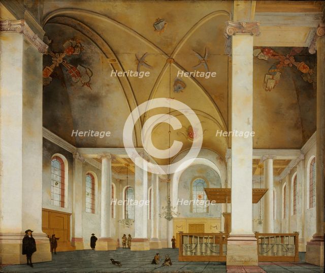 The Nieuwe Kerk in Haarlem. Artist: Saenredam, Pieter (1597-1665)