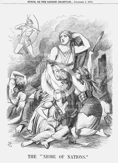 'The "Niobe of Nations"', 1870. Creator: Joseph Swain.