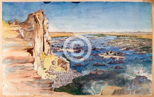 'The Nile', Egypt, 19th century. Artist: Nestor l'Hote
