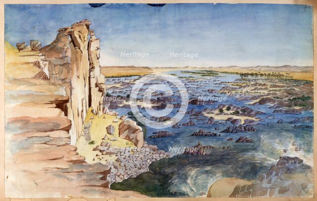 'The Nile', Egypt, 19th century. Artist: Nestor l'Hote