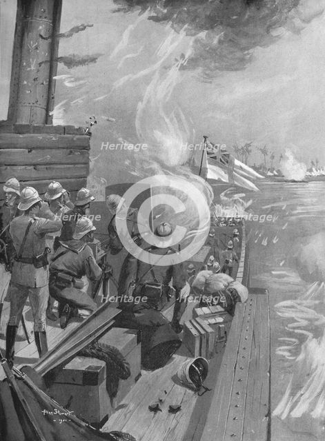'The Nile Expedition, 1884-85: The Naval Brigade...rescuing Sir Charles Wilson, 1885', (1901). Creator: Unknown.