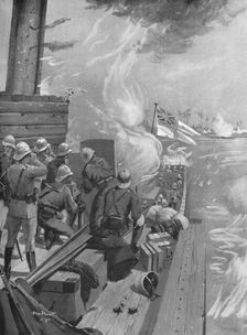 The Nile Expedition, 1884-85: The Naval Brigade...rescuing Sir Charles Wilson, 1885 (1901). Creator: Unknown