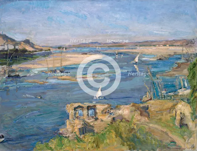 The Nile near Aswan, 1914. Artist: Slevogt, Max (1868-1932)