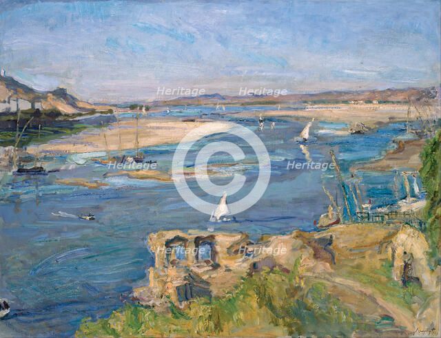 The Nile near Aswan, 1914. Artist: Slevogt, Max (1868-1932)