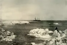 The Nimrod Lying Off The Penguin Rookery c1908, (1909)