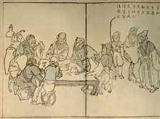 The nine Ancients 1813, (1924). Creator: Kawamura Bunpo