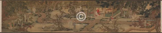 The Nine Elders of the Mountain of Fragrance, 1426-1452. Creator: Xie Huan (Chinese, c. 1370-c.1450), attributed to.