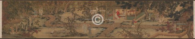 The Nine Elders of the Mountain of Fragrance, 1426-1452. Creator: Xie Huan (Chinese, c. 1370-c.1450), attributed to.