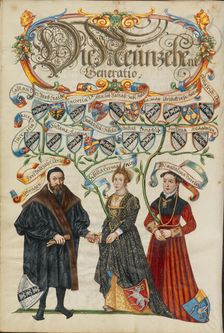 The Nineteenth Generation, Balthasar Derrer, about 1626-1711. Creator: Unknown