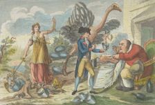 The Ninth of Thermidor, or the English Surprise..., 1795. Creator: Jean Baptiste Marie Louvion