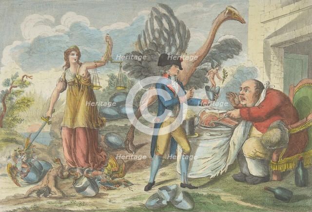 The Ninth of Thermidor, or the English Surprise..., 1795. Creator: Jean Baptiste Marie Louvion.