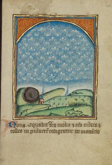 The Ninth Sign before the Day of Judgment; Illustrated Vita Christi..., about 1480-1490. Creator: Unknown