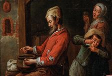 The Nitpicker, End of 17th cen.. Creator: Lubieniecki, Krzysztof (1659-1729)