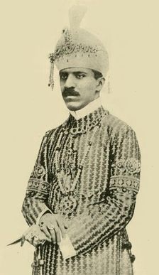 The Nizam of Hyderabad c1911, (c1920). Creator: Bourne & Shepherd