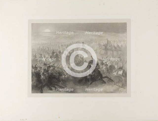 The Nocturnal Review, 1836, published 1837. Creator: Auguste Raffet.