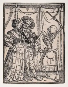 The Noblewoman, from The Dance of Death, ca. 1526, published 1538. Creator: Hans Lützelburger