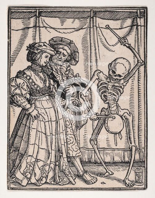 The Noblewoman, from The Dance of Death, ca. 1526, published 1538. Creator: Hans Lützelburger.