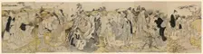 The Noda Jewel River, from a hexaptych depicting the Six Jewel Rivers, Japan, c. 1781/89. Creator: Kubo Shunman