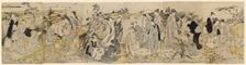 The Noda Jewel River, from a hexaptych depicting the Six Jewel Rivers, Japan, c. 1781/89. Creator: Kubo Shunman