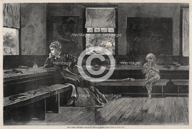 The Noon Recess, 1873. Creator: Winslow Homer (American, 1836-1910).