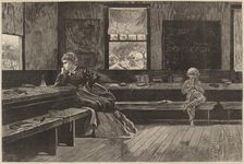 The Noon Recess, published 1873. Creator: Winslow Homer
