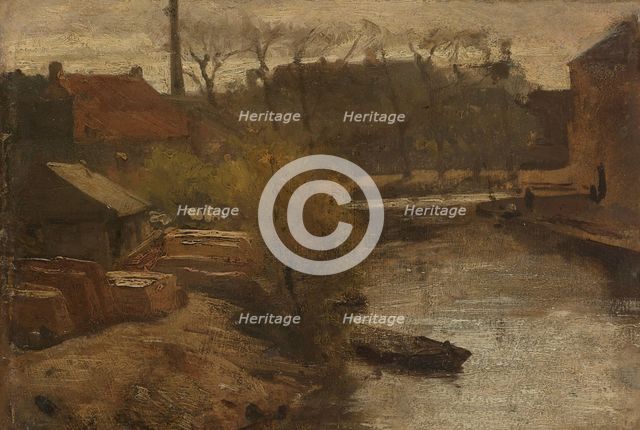 The Noord-West-Buitensingel in The Hague, c.1863. Creator: Matthijs Maris.