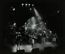 The Nolans in concert at the Forum Theatre, Hatfield, Hertfordshire, 23 January 1986. Creator: Denis Williams