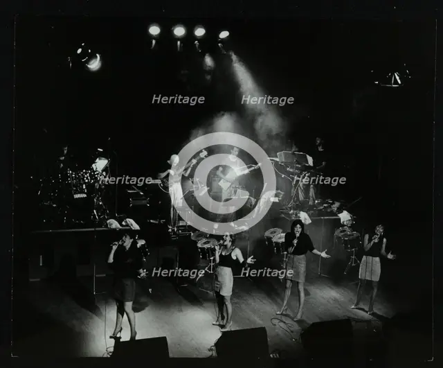 The Nolans in concert at the Forum Theatre, Hatfield, Hertfordshire, 23 January 1986. Creator: Denis Williams.