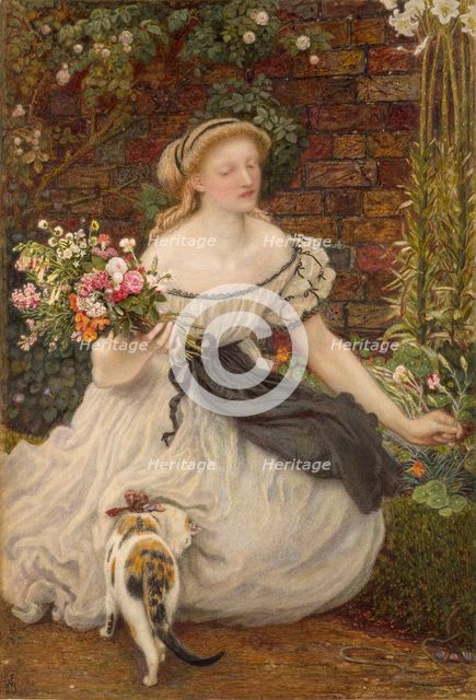 The Nosegay, 1865. Artist: Ford Madox Brown.