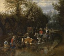 The Nosy Cow, 1665. Creator: Jan Siberechts