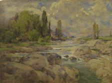 The Normal Rock Creek, 1910. Creator: William Henry Holmes