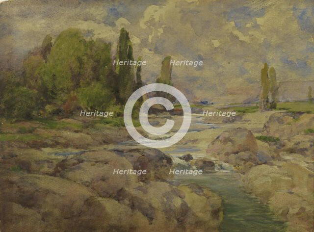 The Normal Rock Creek, 1910. Creator: William Henry Holmes.