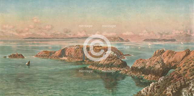 'The Norman Archipelago (Channel Islands)', 1885, (c1902). Creator: Unknown.
