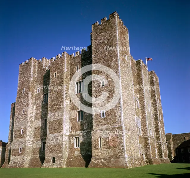 The Norman Keep of Dover Castle, 12th century. Artist: Unknown