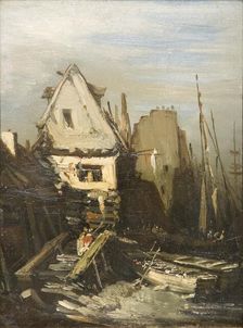 The Norman Port 1823-1886. Artist: Eugene Isabey