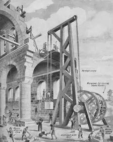 The Normans Building a Cathedral c1934