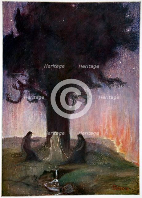 'The Norns', 1906.  Creator: Unknown.