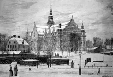 The Nordic Museum, Allmogehallen, 1891. Creator: Gustaf Améen