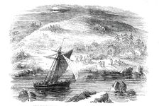 The North Atlantic Telegraph - The Telegraph Expedition Company camping in Labrador, 1860. Creator: Unknown